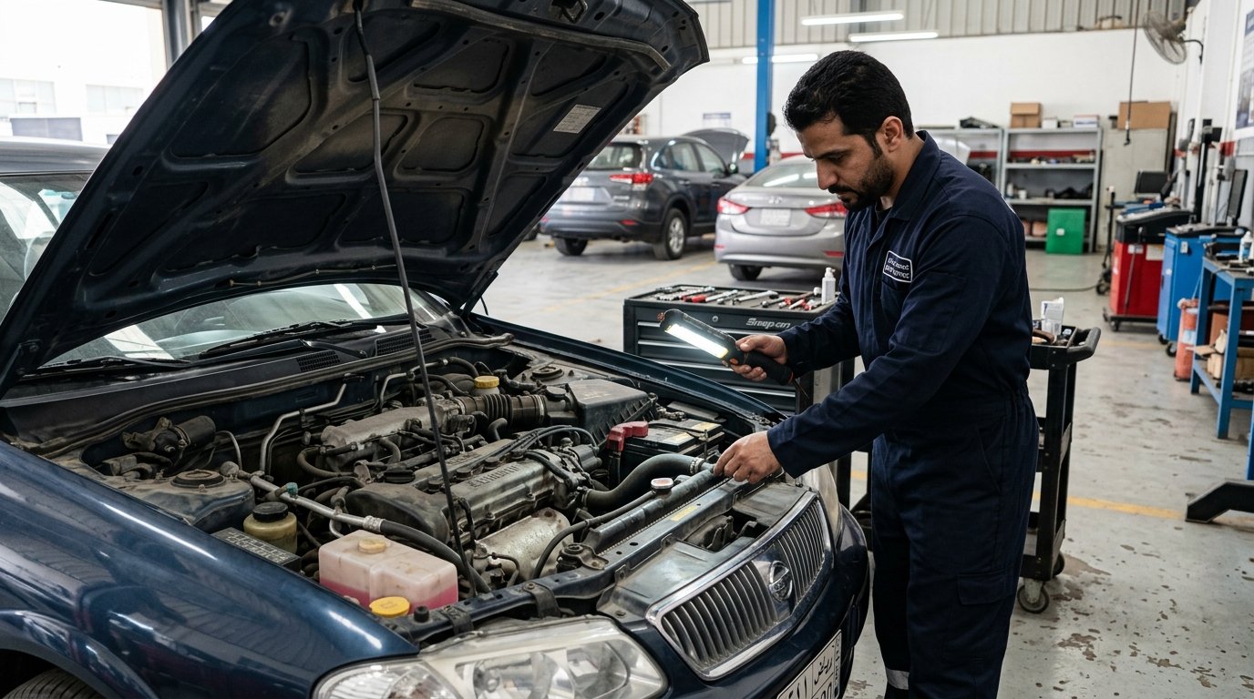 فحص وصيانة نظام التبريد
